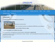Tablet Screenshot of cfm-dupe.com